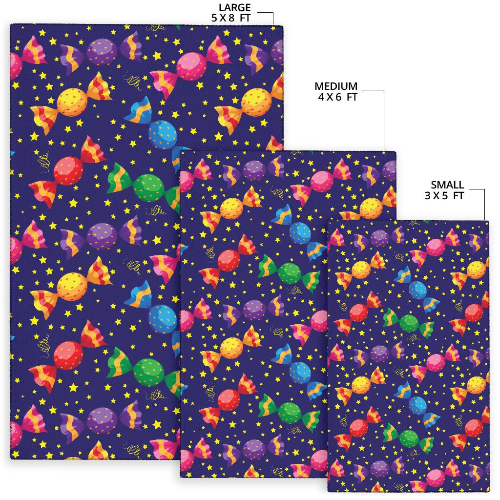 Candy Pattern Print Design CA06 Area Rugs