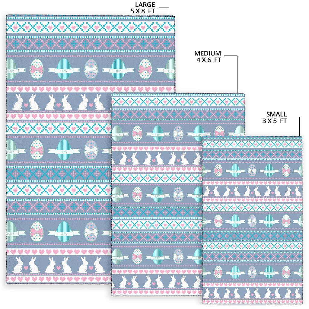 Easter Eggs Pattern Print Design RB013 Area Rugs
