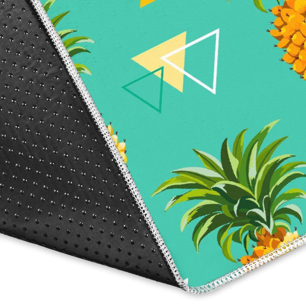 Geometric Pineapple Pattern Print Area Rug