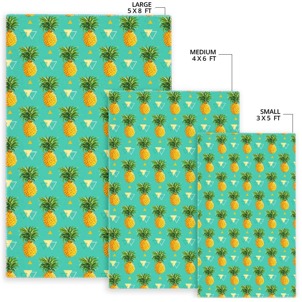 Geometric Pineapple Pattern Print Area Rug