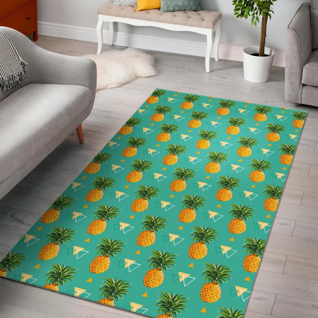 Geometric Pineapple Pattern Print Area Rug