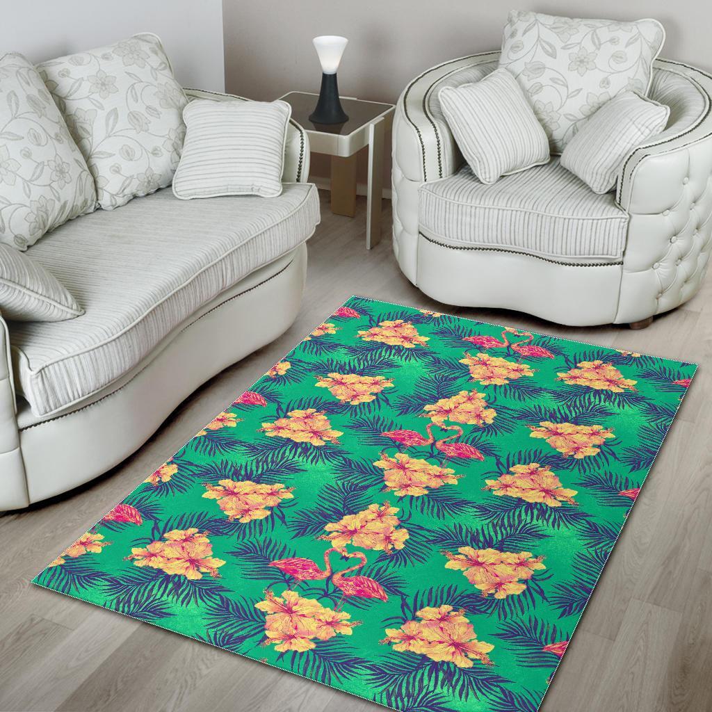 Hawaii Tropical Paradise Pattern Print Area Rug