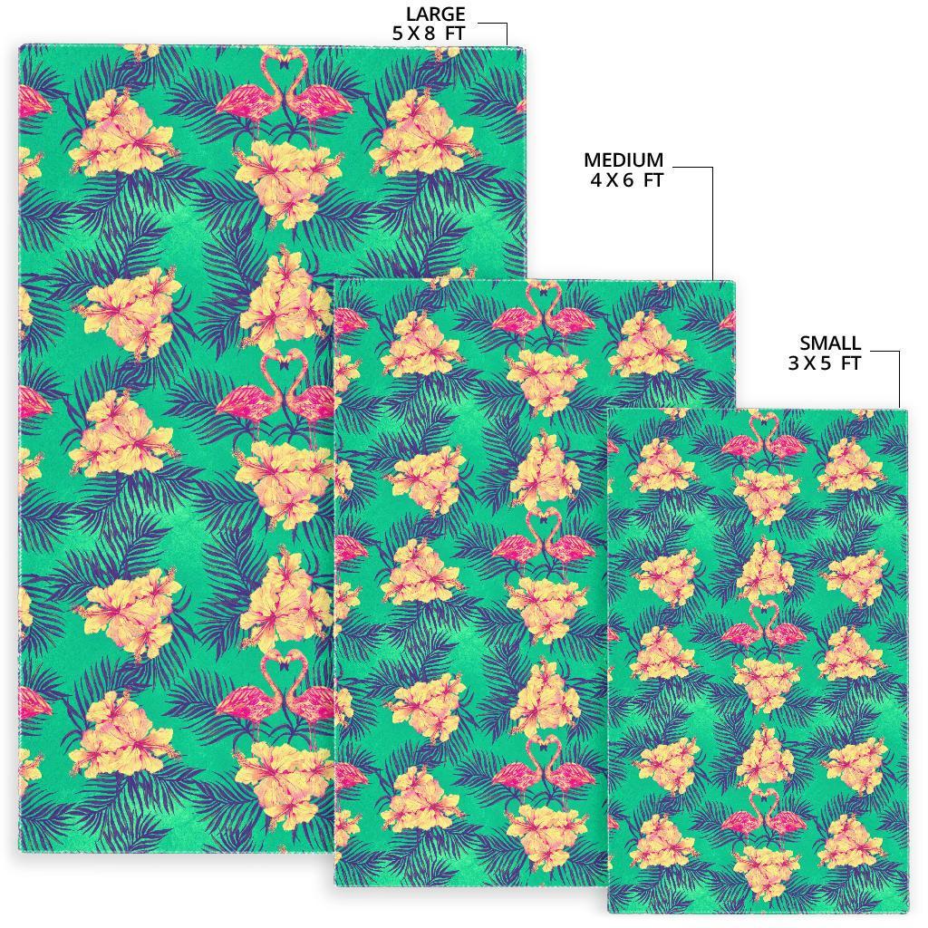 Hawaii Tropical Paradise Pattern Print Area Rug