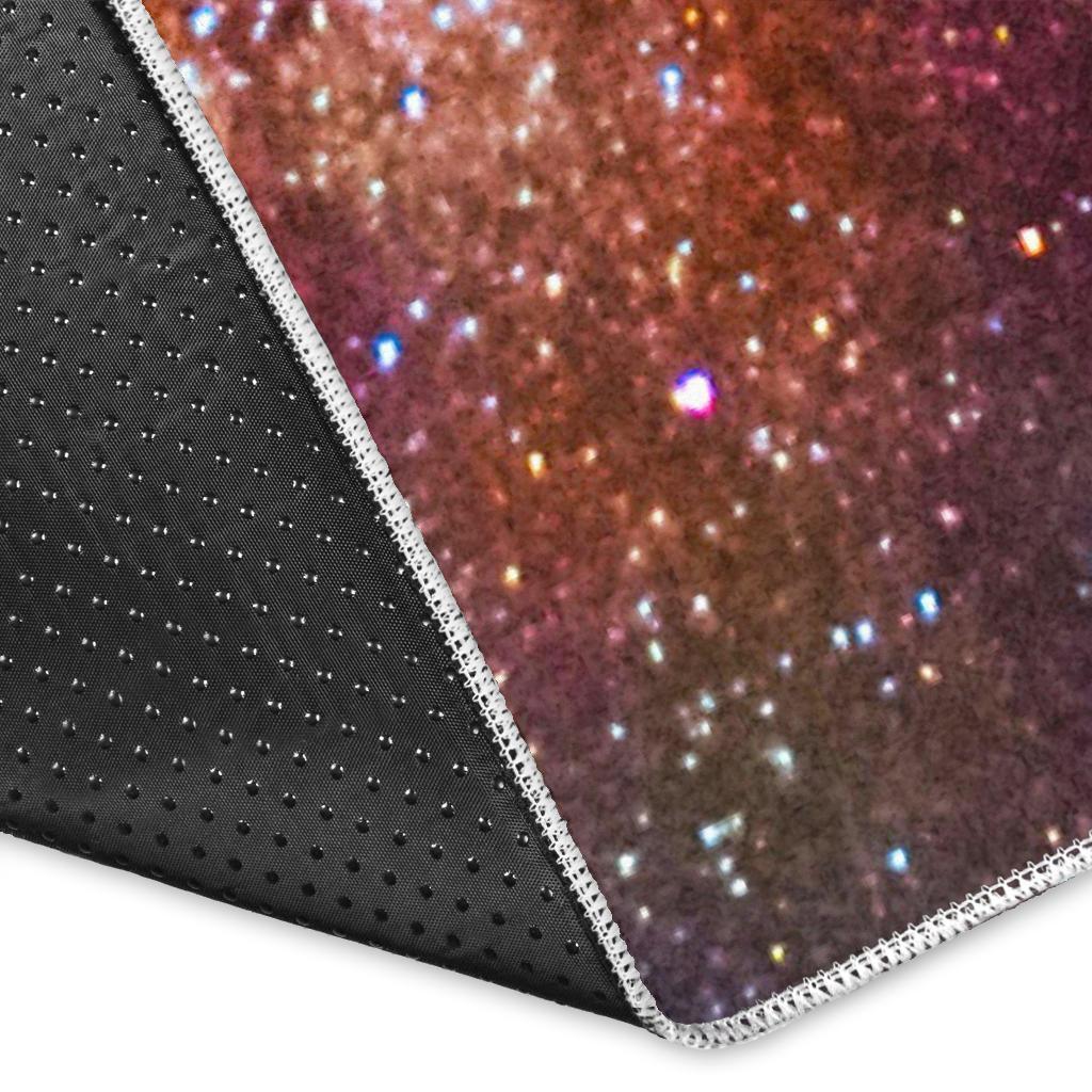 Milky Way Universe Galaxy Space Print Area Rug