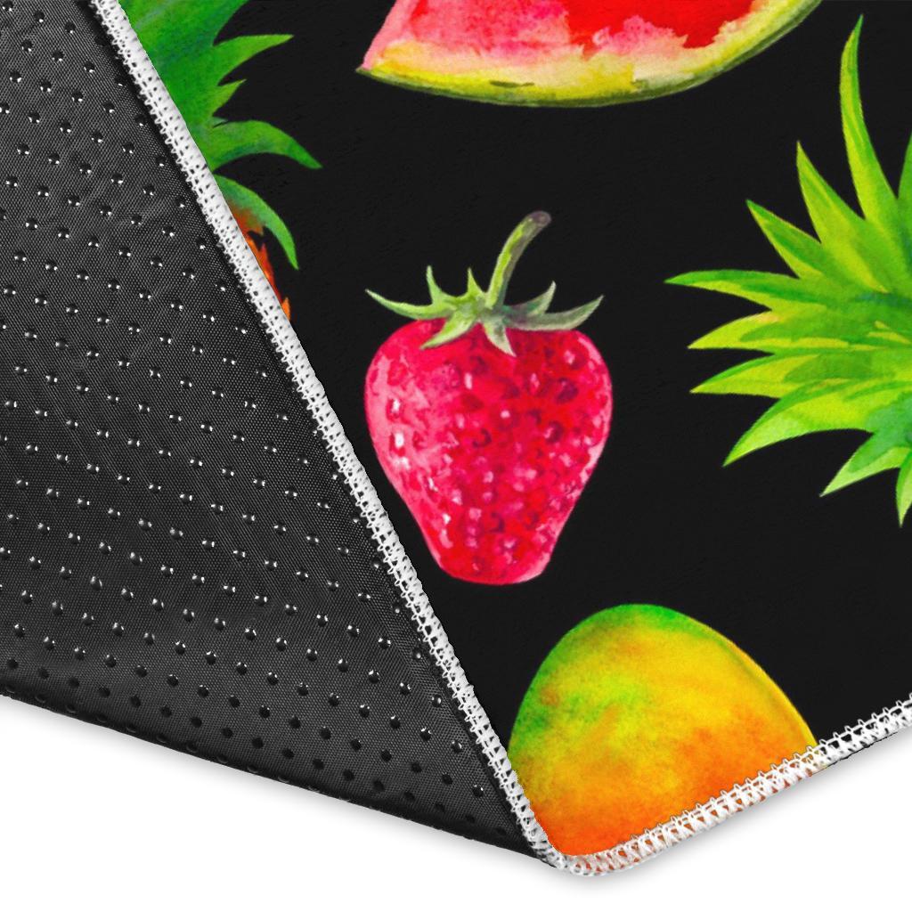 Mix Fruit Pineapple Pattern Print Area Rug