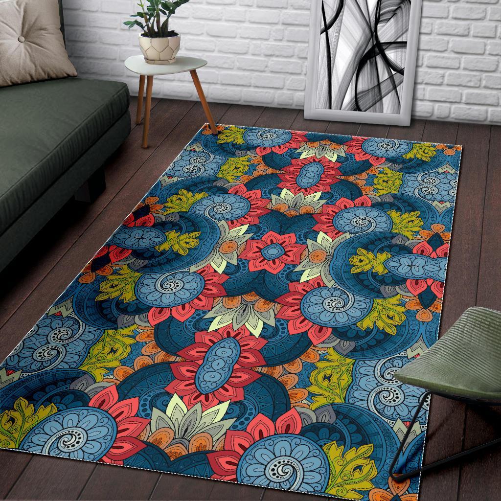 Native Tribal Bohemian Pattern Print Area Rug