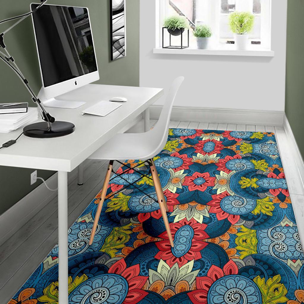 Native Tribal Bohemian Pattern Print Area Rug