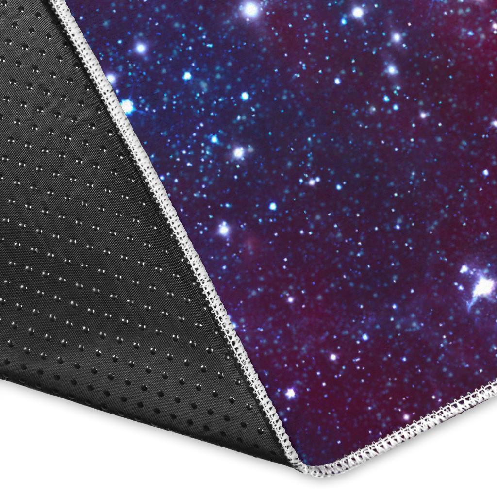 Starfield Nebula Galaxy Space Print Area Rug