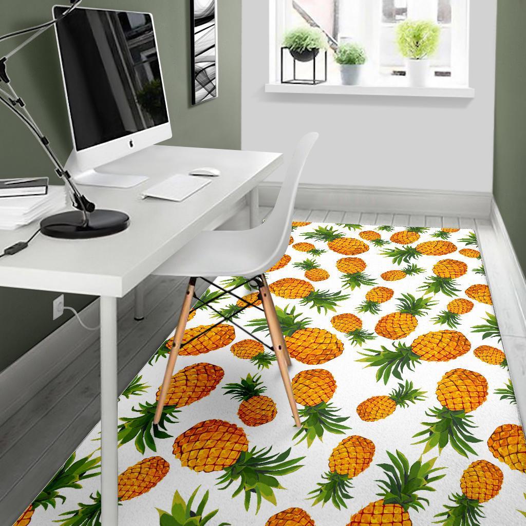 Summer Pineapple Pattern Print Area Rug