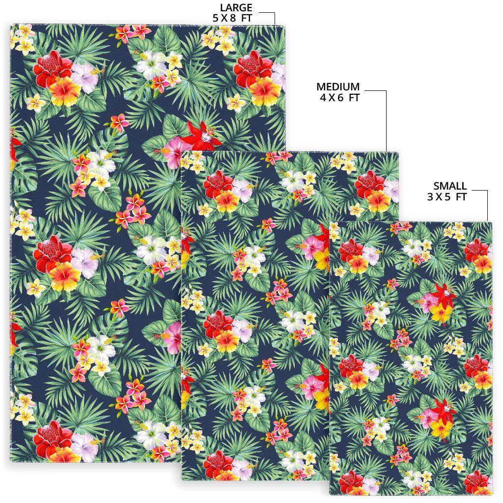Summer Tropical Hawaii Pattern Print Area Rug