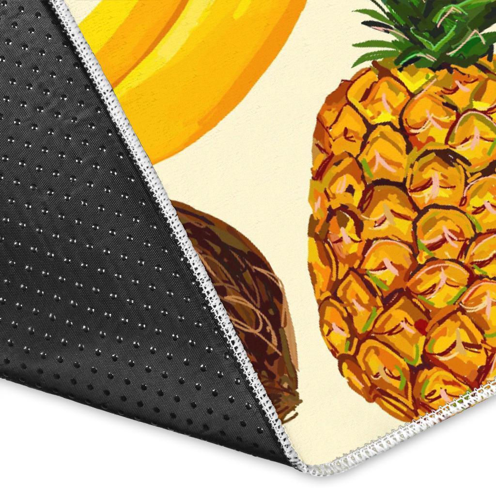 Tropical Fruits Pattern Print Area Rug