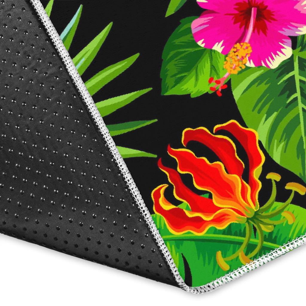 Tropical Hawaiian Fruits Pattern Print Area Rug