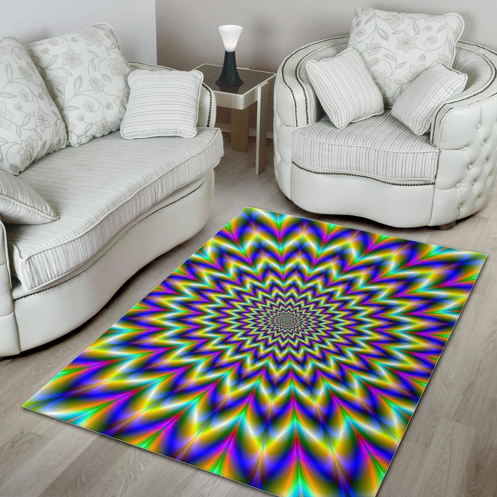 Twinkle Psychedelic Optical Illusion Area Rug