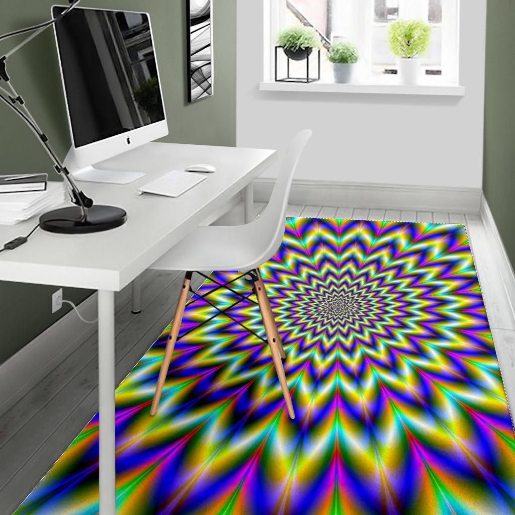 Twinkle Psychedelic Optical Illusion Area Rug