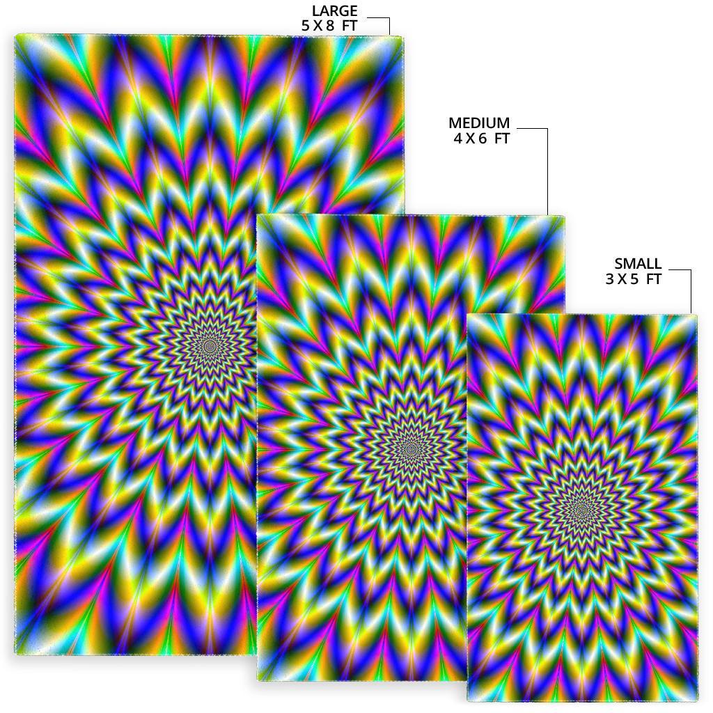 Twinkle Psychedelic Optical Illusion Area Rug